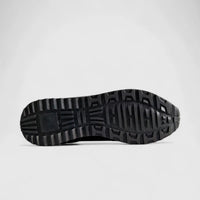 Poletto Ladies Leather Sneaker Black Gold 4257134 Sneakers | familyshoecentre
