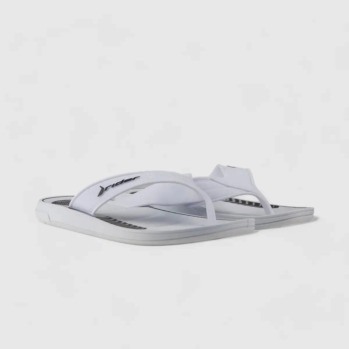 Rider Start Thong White Black 12064 Sandals | familyshoecentre
