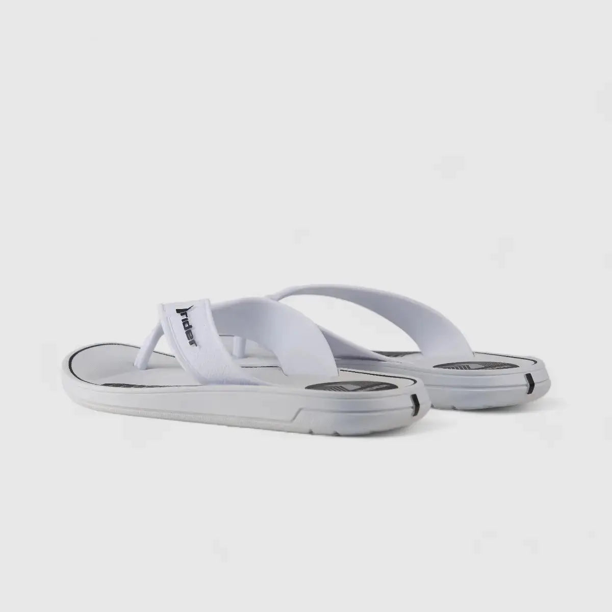Rider Start Thong White Black 12064 Sandals | familyshoecentre