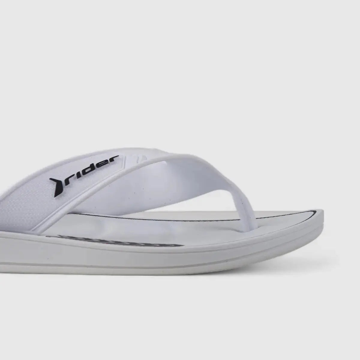 Rider Start Thong White Black 12064 Sandals | familyshoecentre