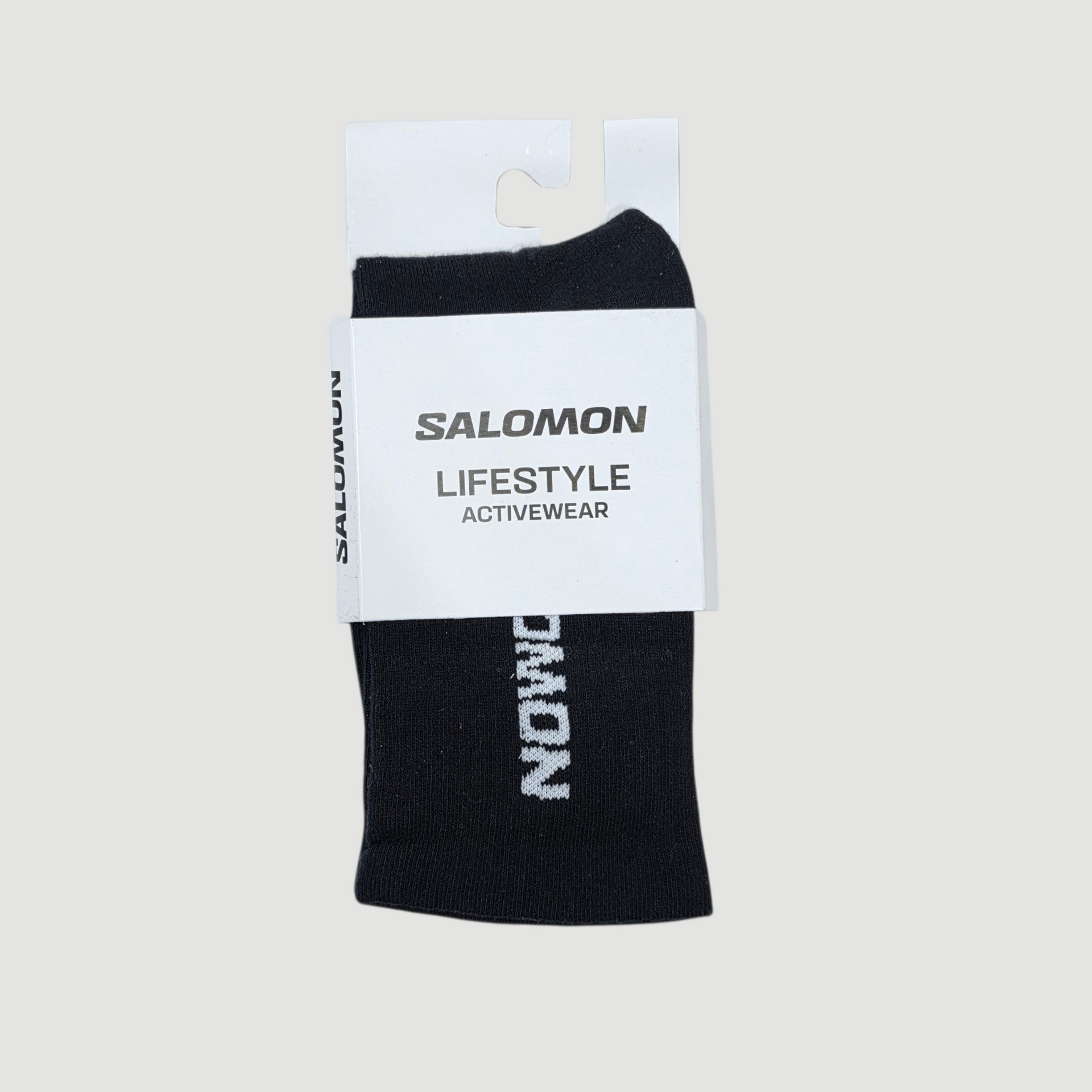 Salomon Men's Sock WUO0074 Every Day Crew Sock Black