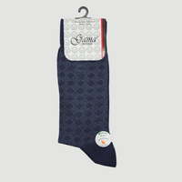 Men's Bamboo Pure Cotton Socks Art No.807 Navy (UK6 TO UK12)