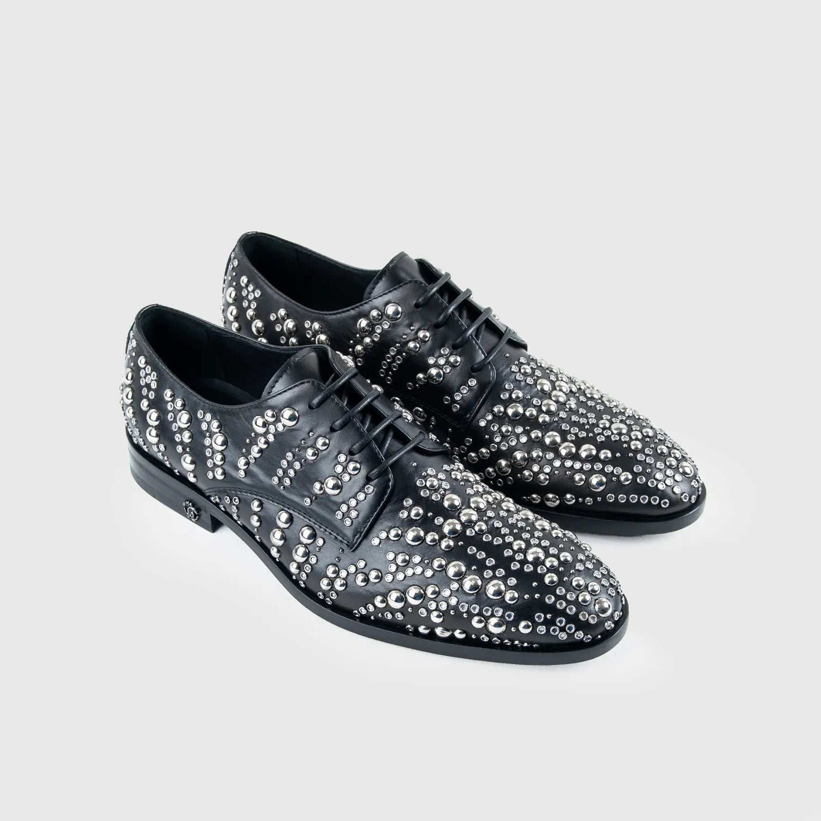Roberto Cavalli Studs Black 27763 RC5 Oxfords | familyshoecentre