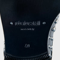 Roberto Cavalli Studs Black 27763 RC5 Oxfords | familyshoecentre