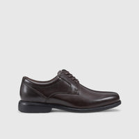 Rockport Charles Road Plain Toe Lace Up Comfort Shoe Brown Oxfords | familyshoecentre