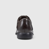 Rockport Charles Road Plain Toe Lace Up Comfort Shoe Brown Oxfords | familyshoecentre