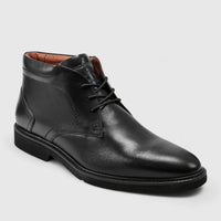 Rockport Flynn Chukka Boot  Black Boots | familyshoecentre