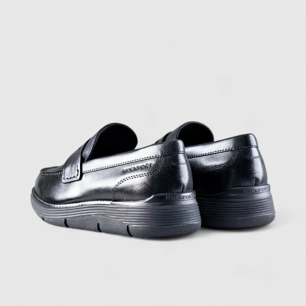 Rockport Liam Slip On Loafers Black Slip-ons | familyshoecentre