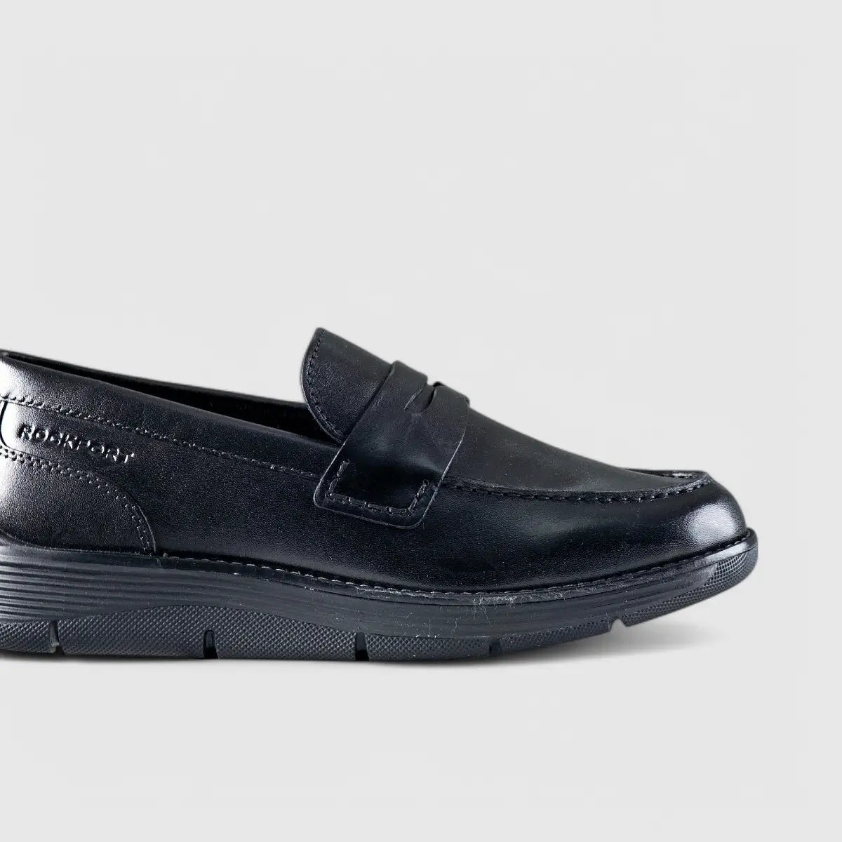 Rockport Liam Slip On Loafers Black Slip-ons | familyshoecentre