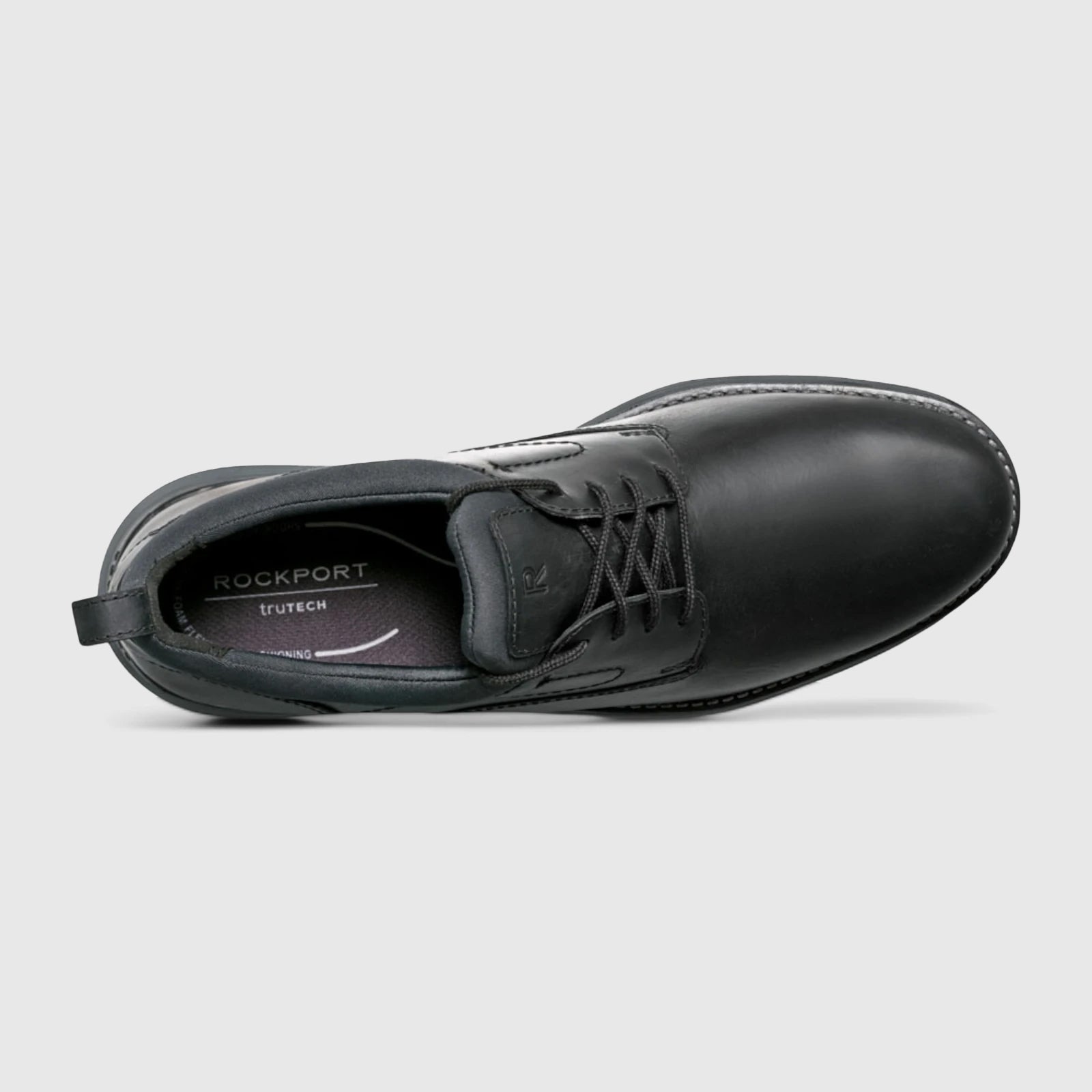 Rockport Men's Casual Lace Up Lukah Black RP22 Sneakers | familyshoecentre