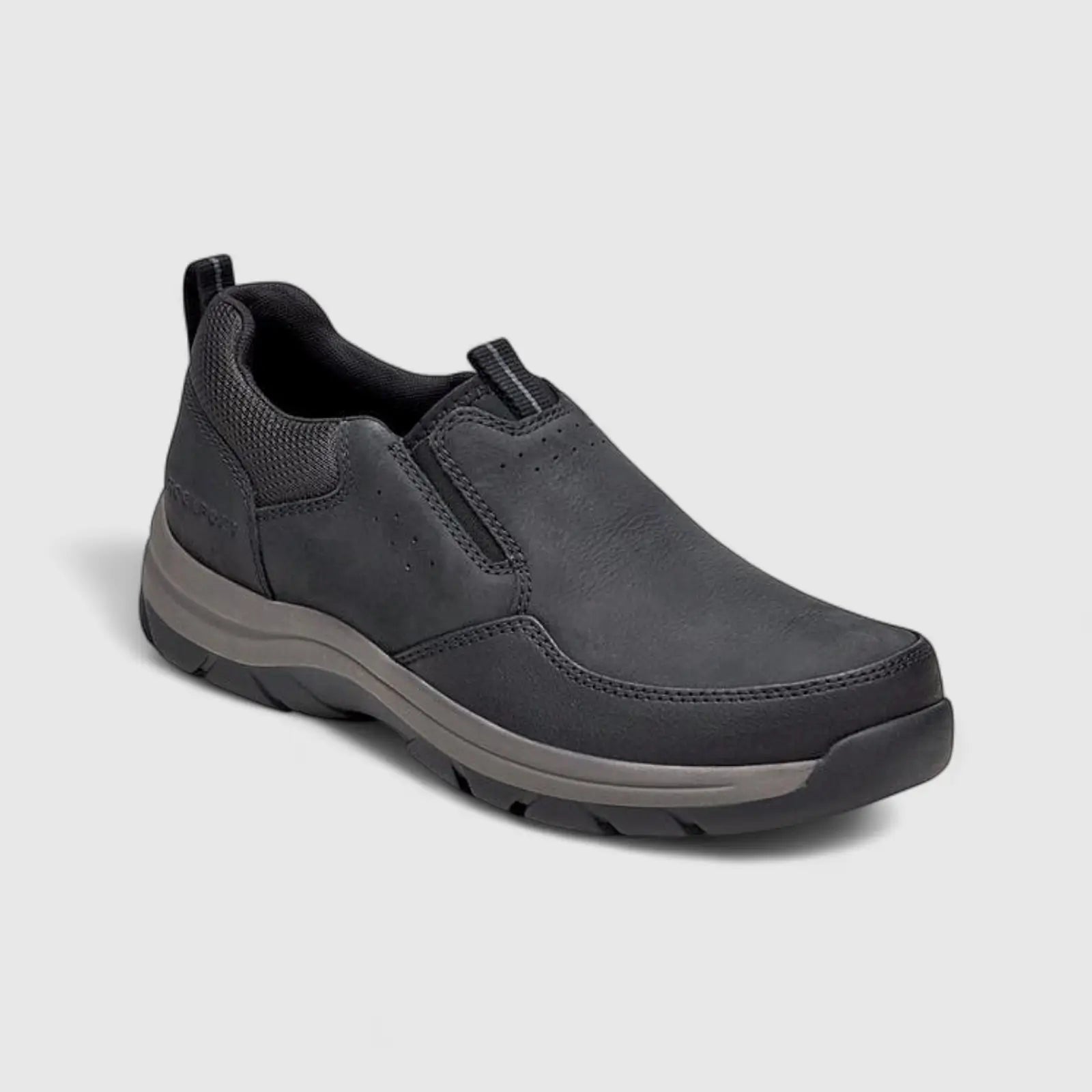 Rockport Men's Casual Slip On Falcon Black/Black Shadow/Black RP28
