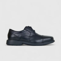 Rockport Men's lace Up Charles Road Cap Toe Black RP24