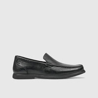 Rockport Slip On Comfort Shoe Jensen Black Slip-ons | familyshoecentre
