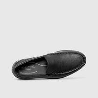 Rockport Slip On Comfort Shoe Jensen Black Slip-ons | familyshoecentre