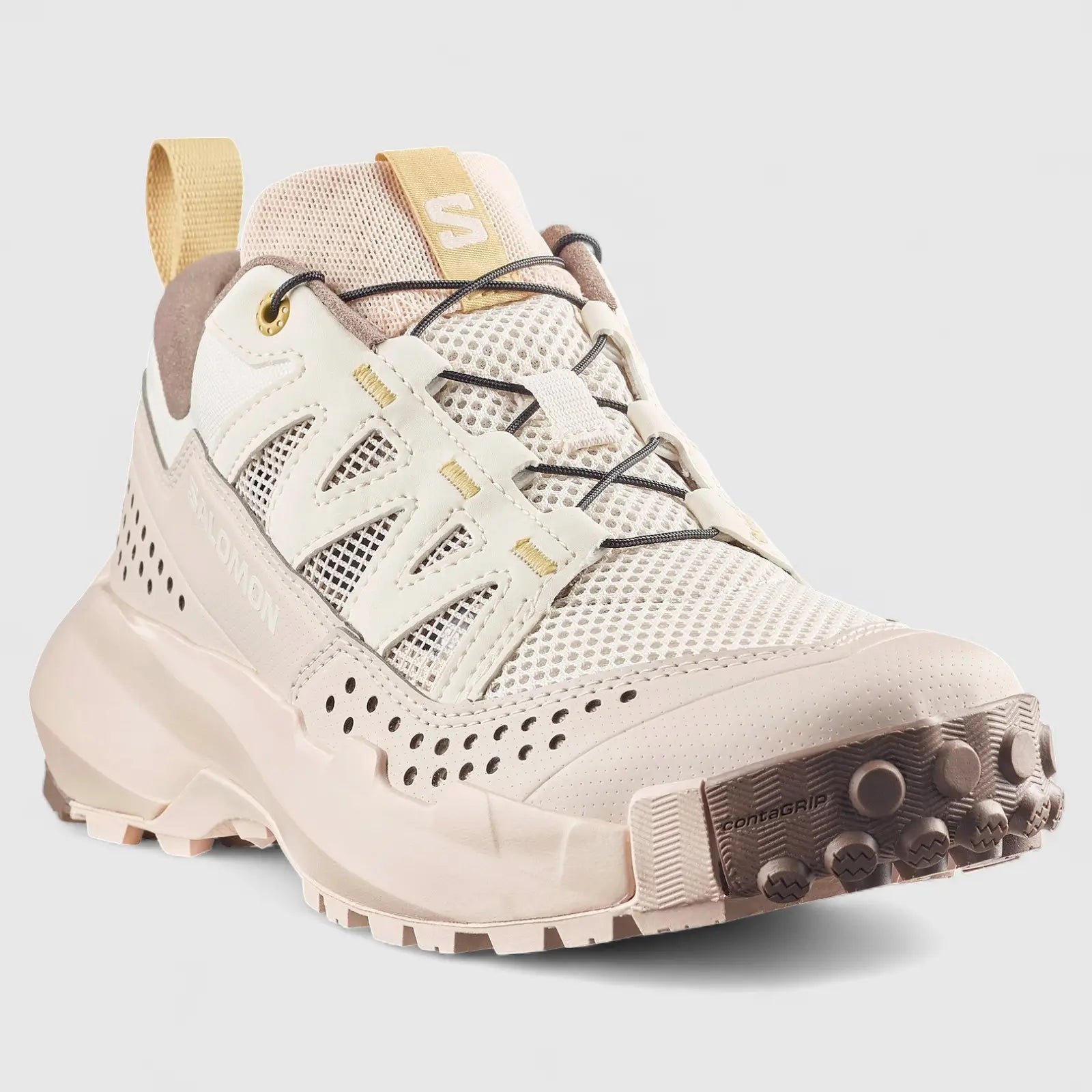 Salomon Ladies Sneaker Terramphibian W 491453 Vanilla Ice/Tapioca/Shadow Green TW2