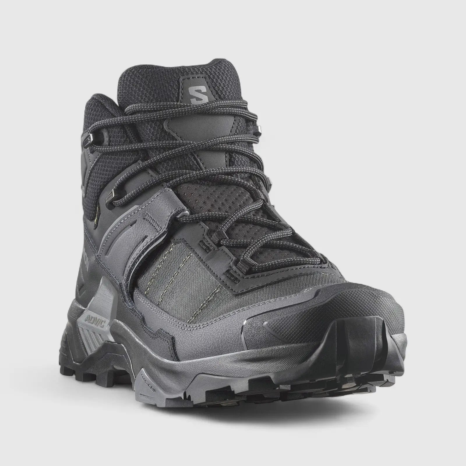 Salomon Men's Boot X Ultra 5 Mid Gtx Gore-Tex 477542 Black/Asphalt/Castlerock SL39