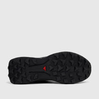Black Salomon Men's Sneaker Genesis 2 outsole, featuring a rugged Contagrip sole with multi-directional lugs for superior