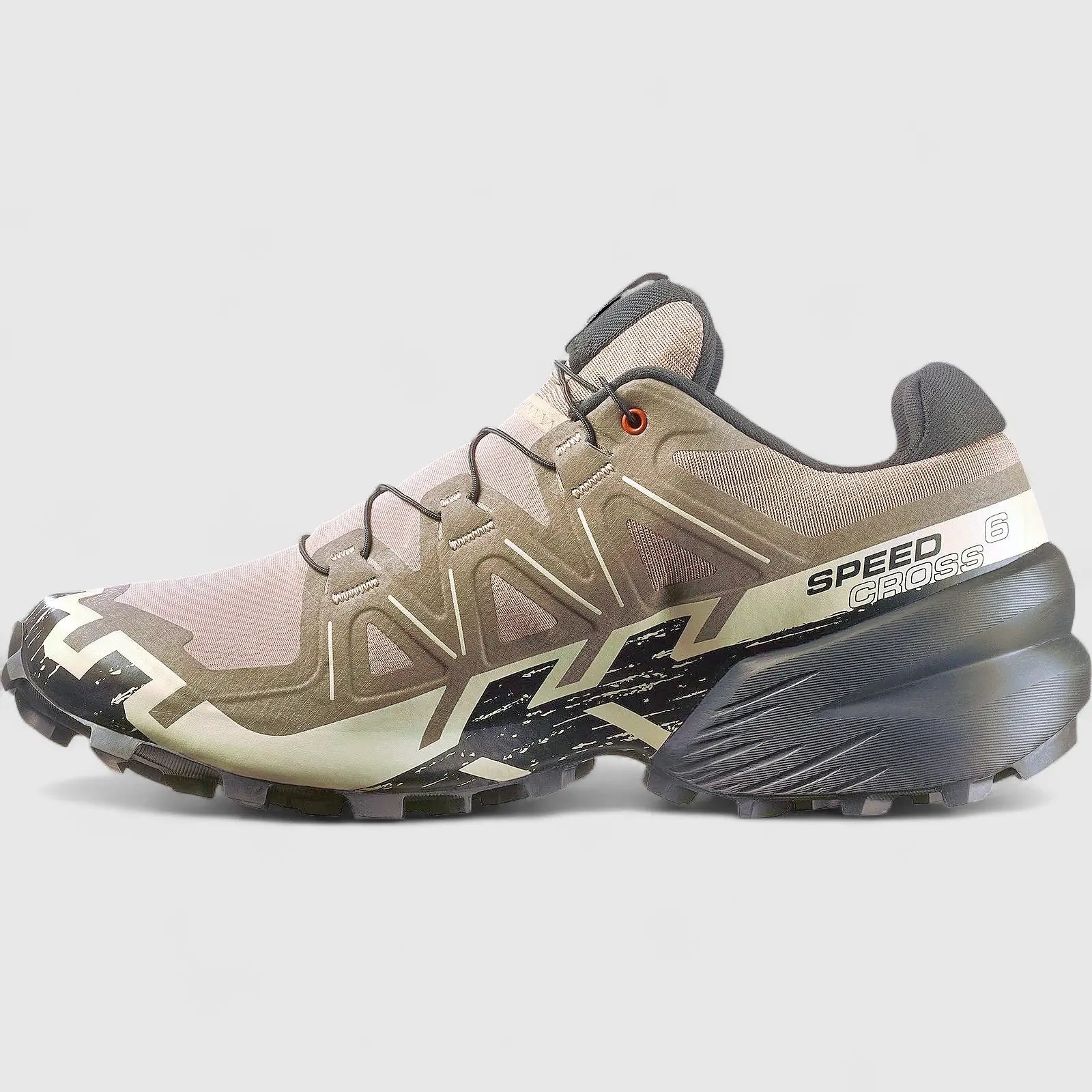 Salomon Men's Sneaker Speed Cross 6 478110 Natural/Black/Almond Milk SL36