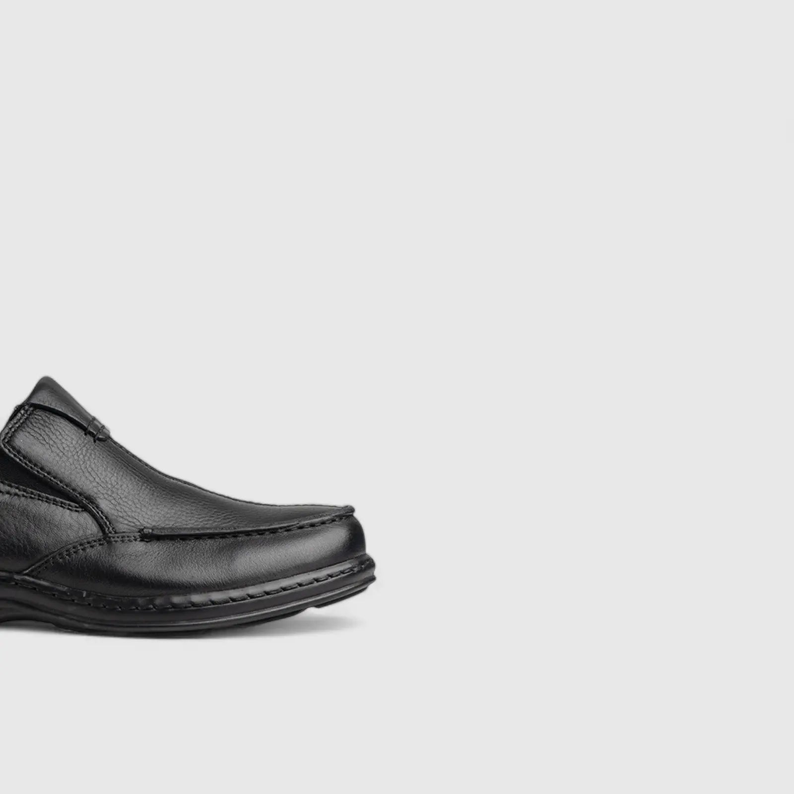 Sawyer Comfort Slip Ons Black Slip-ons | familyshoecentre