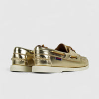 Sebago Ladies Docksides Portland Met 73127GW 989 Gold SD2