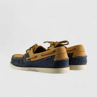 Sebago Rossiland A30 Blue Navy Ocra 78113KW Loafers | familyshoecentre