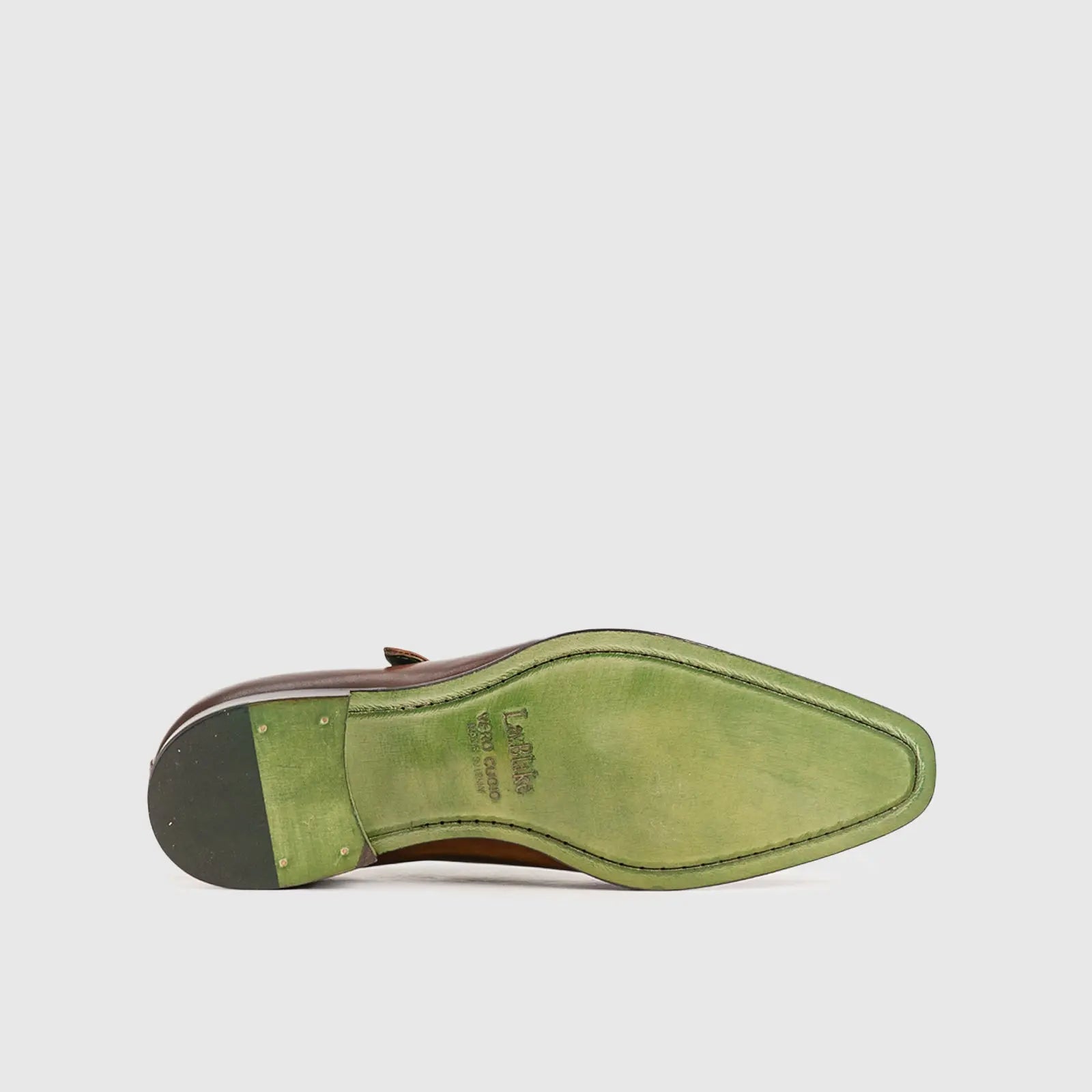 Single Monk Dress Shoe Brown/Tan 18286 Oxfords | familyshoecentre