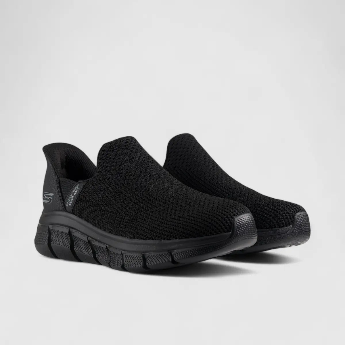 Skechers Comfort Slip Ons Black 118306 Slip-ons | familyshoecentre