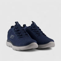 Skechers Comfort Slip Ons Navy 232697 SM54 Slip-ons | familyshoecentre