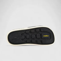 Skechers Ladies Comfort Hyper Slide 130022 Black/White SW65 Ladies | familyshoecentre