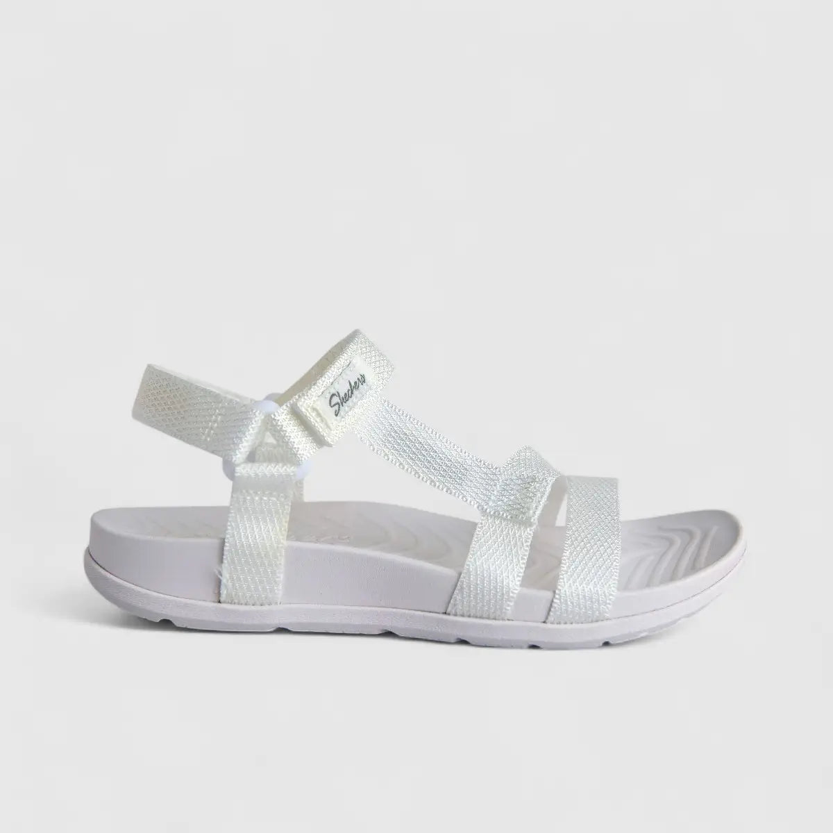 Skechers Ladies Comfort Sandal Reggae Lite 163223 White SW131