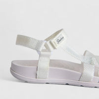 Skechers Ladies Comfort Sandal Reggae Lite 163223 White SW131