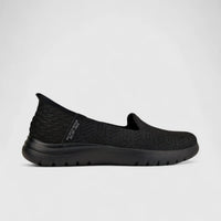 Skechers Ladies Comfort Slip ins 138182 Black SW55 Ladies | familyshoecentre
