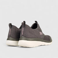 Skechers Ladies Comfort Slip on Bountiful149222 Grey SW57 Ladies | familyshoecentre