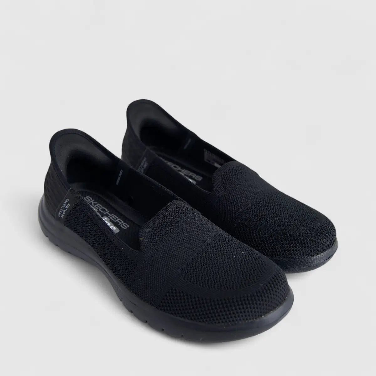 Skechers Ladies Comfort Slip Ins Sneaker Go Flex Serene  136541 Black SW110