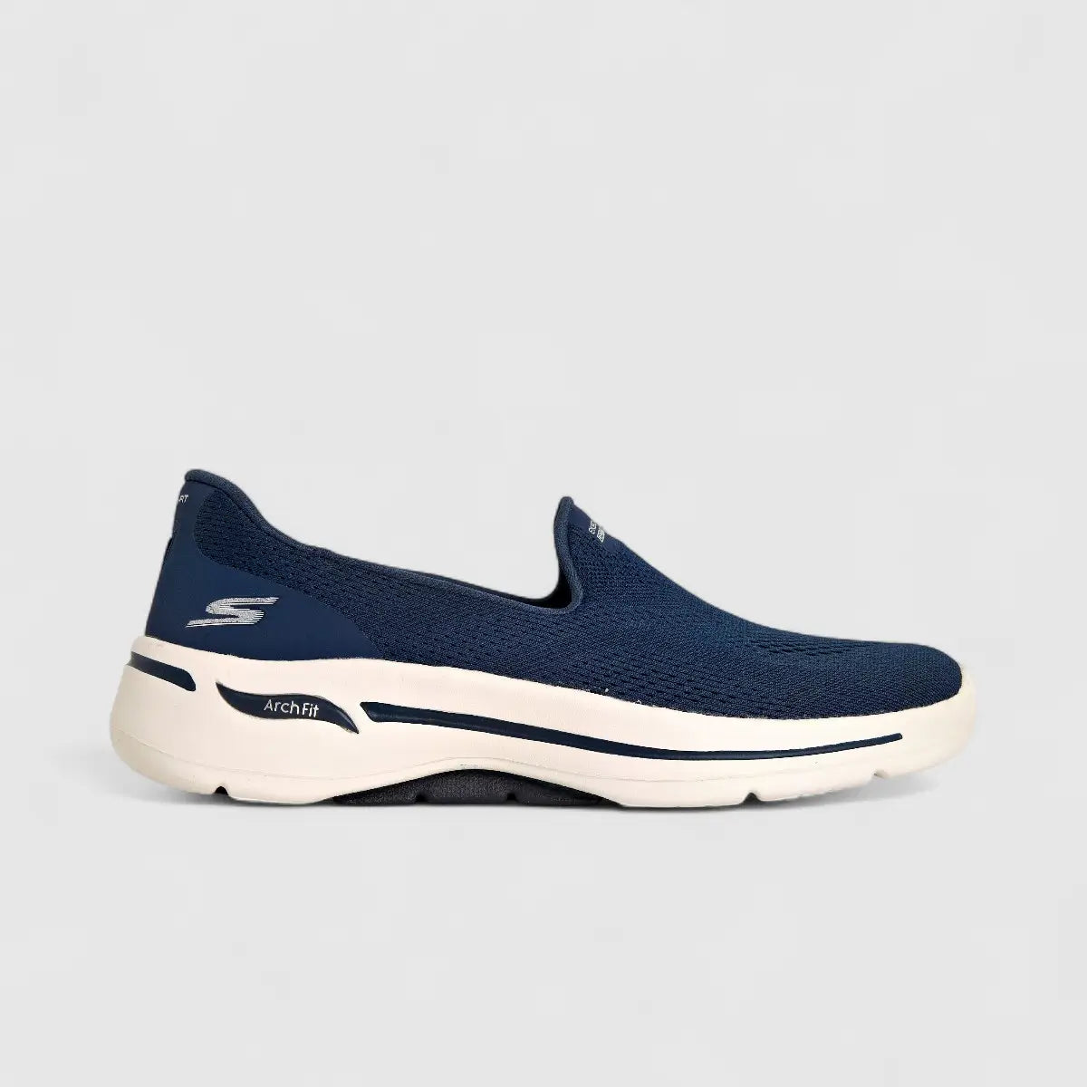 Skechers Ladies Comfort Slip On Go Walk Arch Fit 124483 Navy SW97
