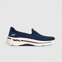 Skechers Ladies Comfort Slip On Go Walk Arch Fit 124483 Navy SW97