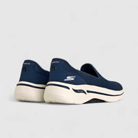 Skechers Ladies Comfort Slip On Go Walk Arch Fit 124483 Navy SW97
