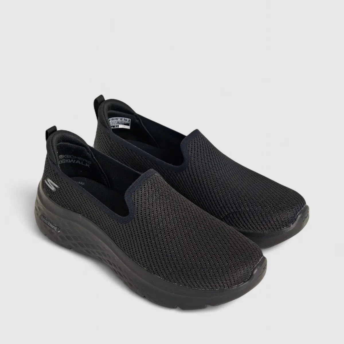 Skechers Ladies Comfort Slip On Go Walk Hyper Burst 124273 Black SW94