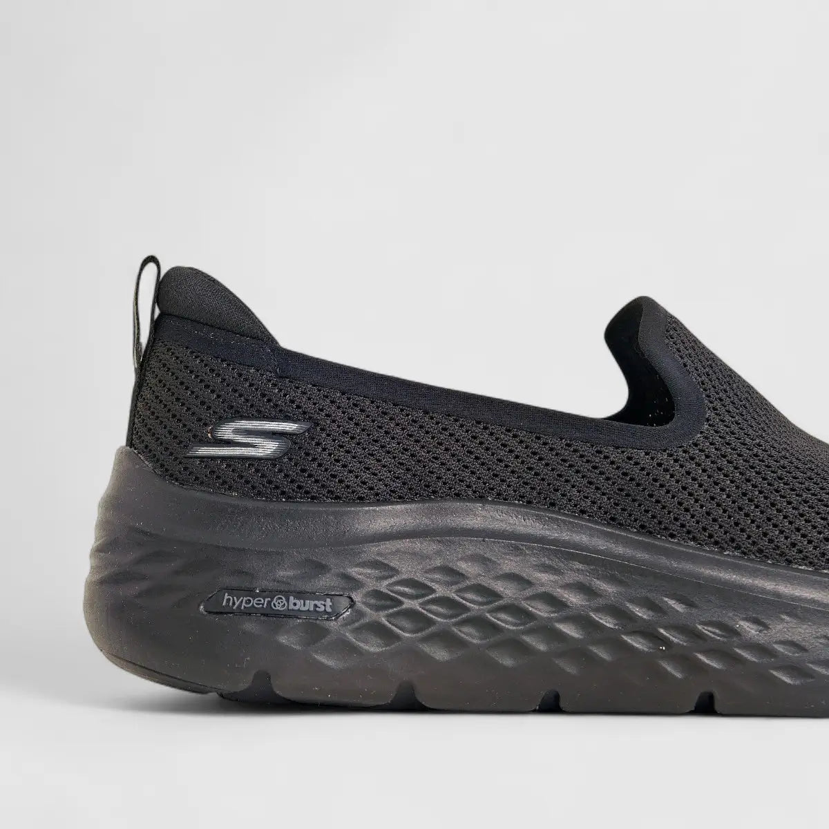 Skechers Ladies Comfort Slip On Go Walk Hyper Burst 124273 Black SW94