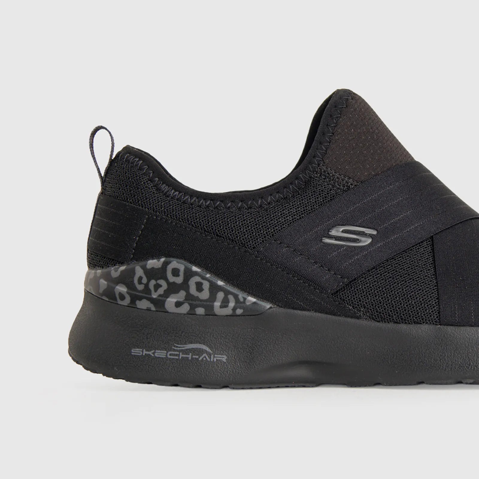 Skechers Ladies Comfort Slip On Skech Air Dynamight 149664 Black SW101