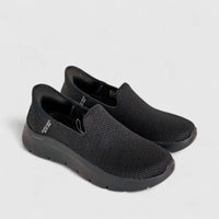 Skechers Ladies Comfort Slip Ins Go Walk Flex 124963 Black SW100