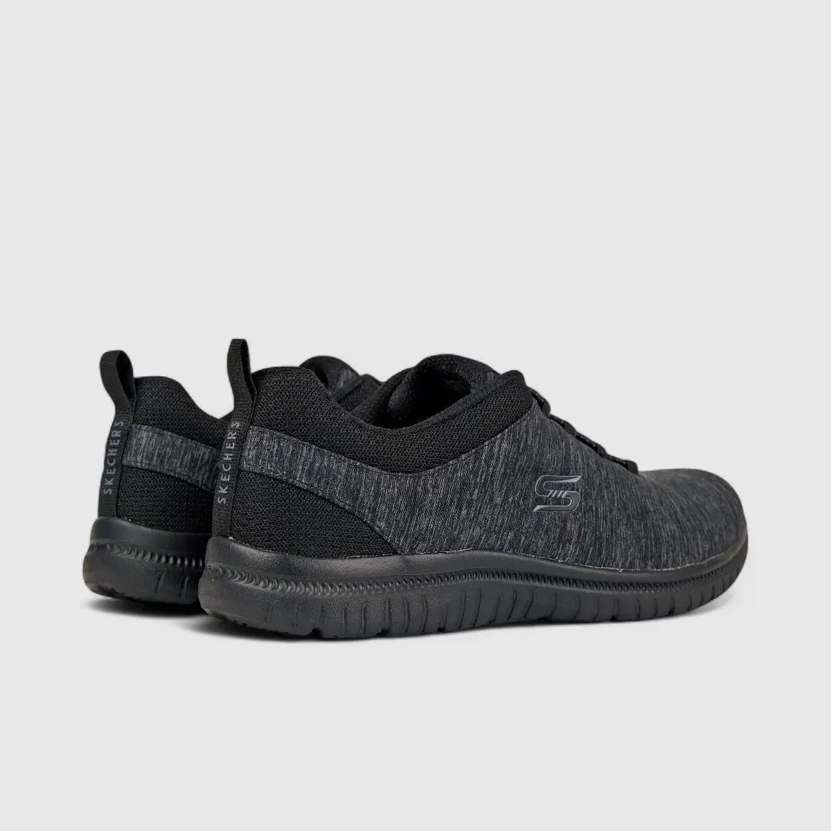 Skechers Ladies Comfort Sneaker 104410 Virtue Black SW62 Ladies | familyshoecentre