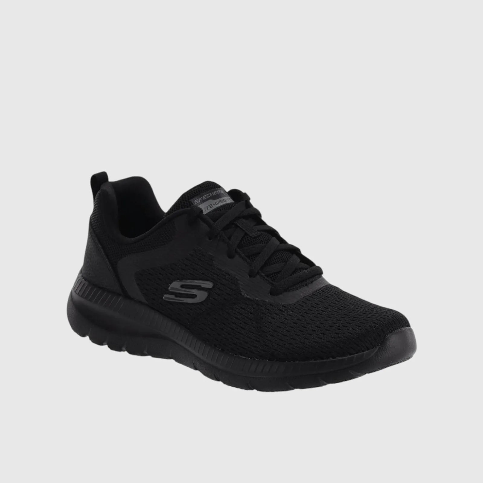 Skechers Ladies Comfort Sneaker Bountiful 12607 Black SW61