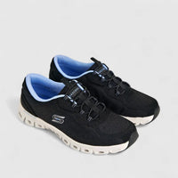 Skechers Ladies Comfort Sneaker Glide Step 104332 Black SW84