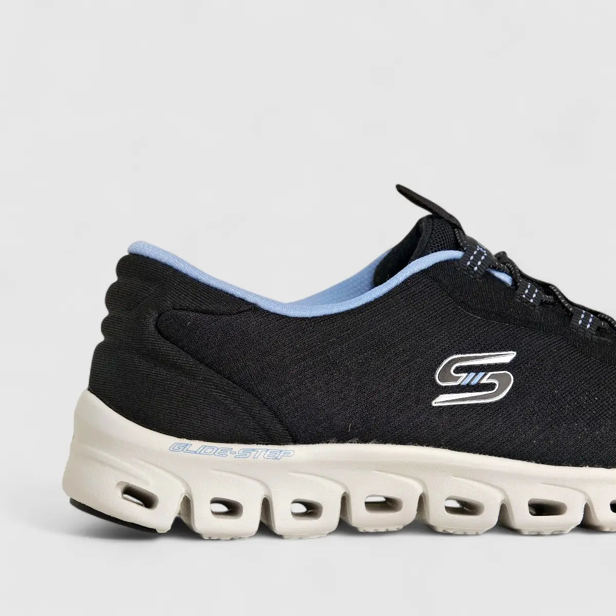 Skechers Ladies Comfort Sneaker Glide Step 104332 Black SW84