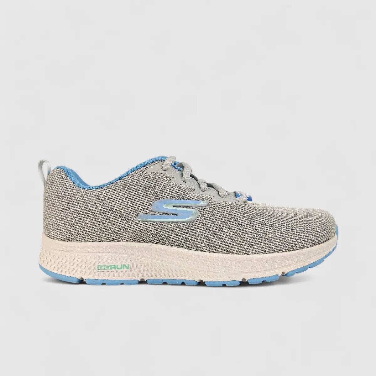 Skechers Ladies Comfort Sneaker Go Run Consistent 128290 Grey Blue SW77