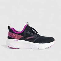Skechers Ladies Comfort Sneaker Go Run Elevate 128317 Black Purple SW129