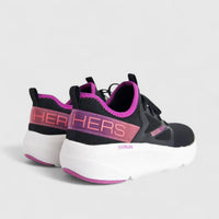 Skechers Ladies Comfort Sneaker Go Run Elevate 128317 Black Purple SW129