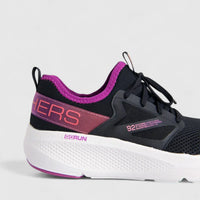 Skechers Ladies Comfort Sneaker Go Run Elevate 128317 Black Purple SW129