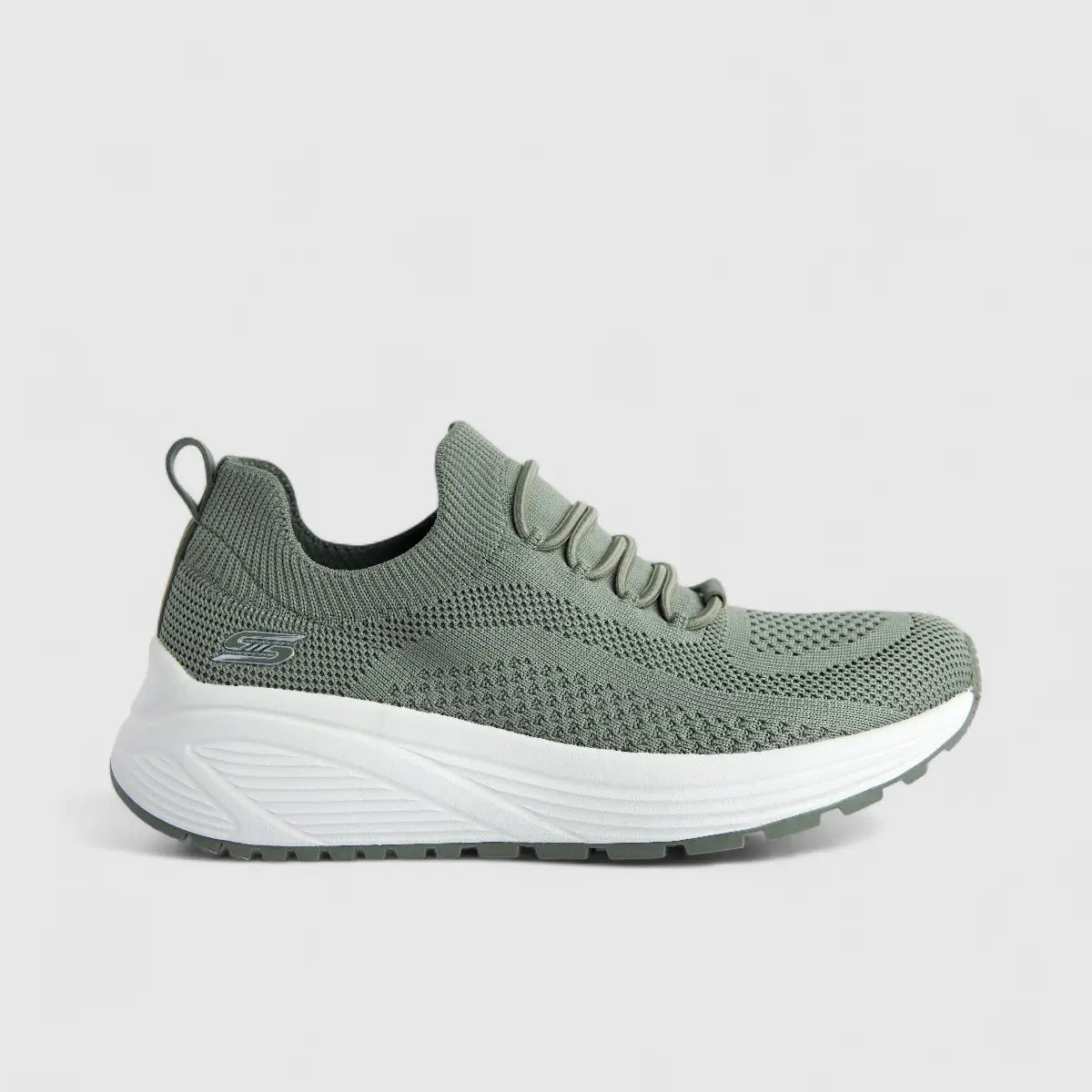 Skechers Ladies Comfort Sneaker Sage Bobs Sparrow 2.0 117027 Sage SW108